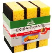 Губки для посуды Domi сверхбольшие 3 шт.