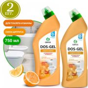 Грасс Универсальный чистящий гель «DOS GEL» Сила цитрусов 750 мл.