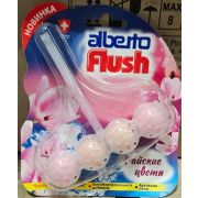 Шарики Альберто Flush для унитаза «Райские цветы» 1 блок 4 шарика 55гр.