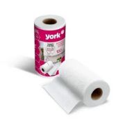 Салфетки универсальные в рулоне 100 штук, соты 22,5 х 25 см, 40 г/м2, 30% вискозы 70% полиэфир YORK