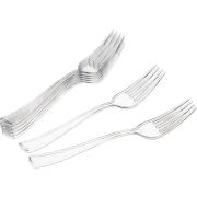 Вилка прозрачная, ПРЕМИУМ, 180 мм, 50 шт/уп, полистирол (М. арт. 401-571)