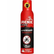 Средство от комаров и клещей усиленное PICNIC Extreme 150 мл.