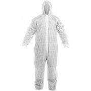 Комбинезон «Каспер» XL, спанбонд, 30гр./кв.м., рукава на резинках, белый, в индивидуальной упаковке
