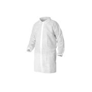 Халаты процедурные, белый (рукава на манжетах)