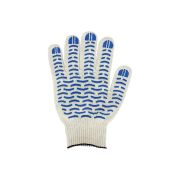 Перчатки ХБ 5 нитей 10 класс с ПВХ волна