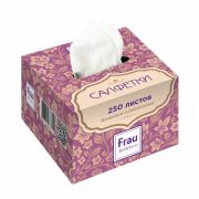 Салфетки косметические, 2 слоя,100 листов в картонной коробке, целлюлоза