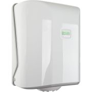 Белые диспенсеры для рулонных бум. полотенец ширина 23 см диаметр 19 cм