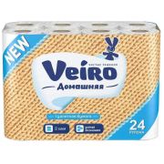Бумага туалетная Veiro 2 слоя, 24 рулона