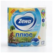 Бумага туалетная ЗЕВА 4 рулона.2 слоя белая