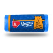 Мешки для мусора Уфа ПАК 60 л 20 шт. синие